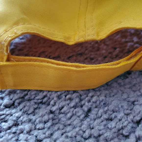 Roma Italia Hat Baseball Cap Yellow Adjustable Italy - Picture 4 of 8